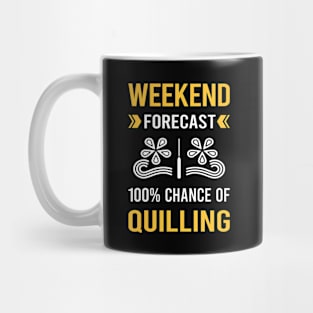 Weekend Forecast Quilling Mug